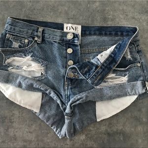 One Teaspoon Bandit Denim Short